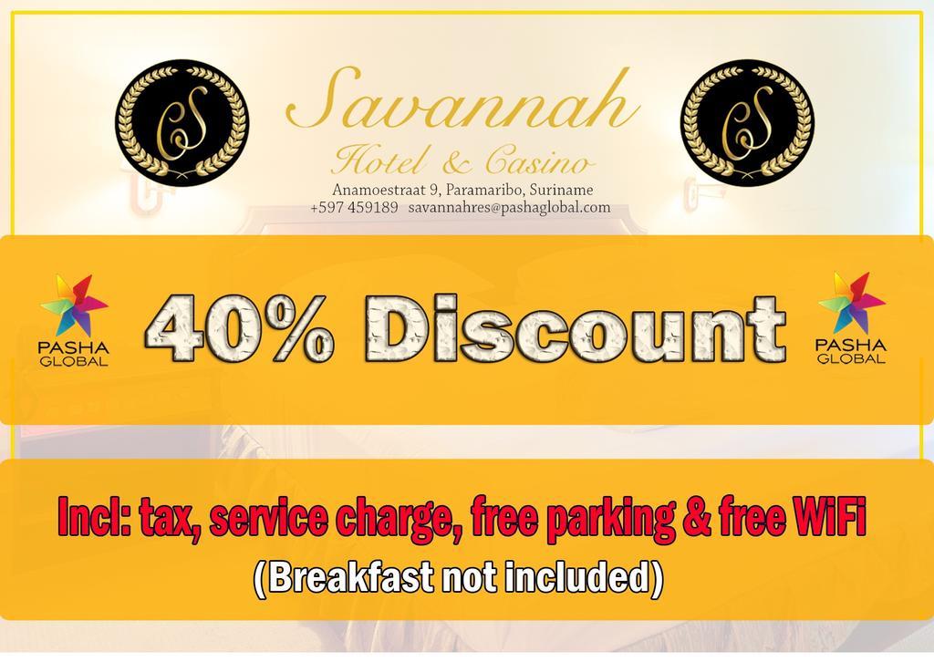 Savannah Hotel & Casino Paramaribo Eksteriør bilde